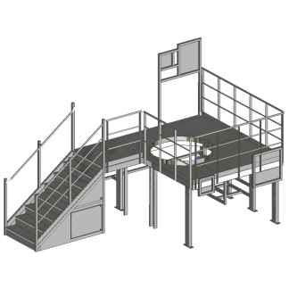 Podestbaugruppe